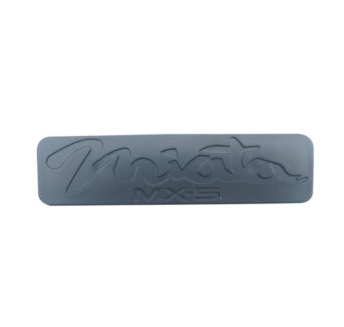 Image of 1x Miata MX-5 Replacement for 1998-2005 Rear Emblem Nameplate Badge (Matte Black)