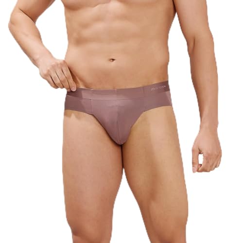 Image of Men's Ultra Soft Seamless Underwear M109 - Modal Spandex Comfort Brief, Quick Dry, Sweat Proof, Flexible Fit