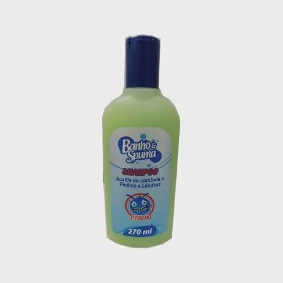 Shampoo Banho e Spuma Mata Piolho e Lêndeas 270ml