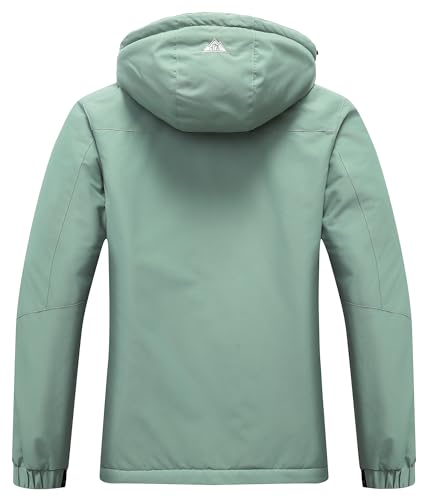Moerdeng Women'S Ski Jacket Waterproof Winter Coat Hooded Snowboarding Jacket Warm Winter Jacket thumb #1