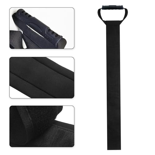 ELLENTAE Replacement Padded Kneeboard Strap Boating Shock Water for Sport Waterboarding Kneeling Boarding Knee Surfing Board Strap, Sport, Boarding/Kneeling(Black) (1)