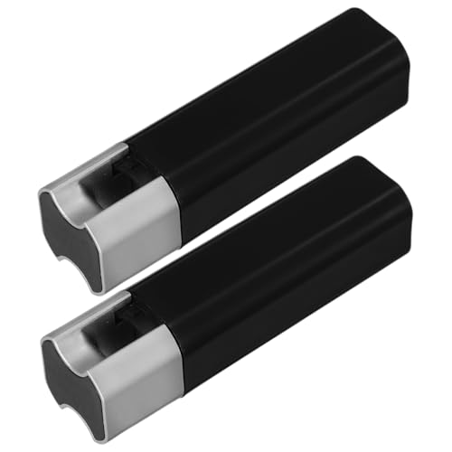 ULDIGI 2 Pezzi Pesi per Tende in Maniglie per Tende con Cordino Antivento Accessori Eleganti e Resistenti Nero