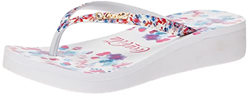 Sandália Magic Watercolor, , Coca-Cola, Feminino, Branco/Branco/Branco, 37/38
