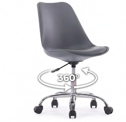 Image of Modern Arihant Bar Stool with 360 Swivel | Height Adjustable Bar Chair | Counter Stool & High Chairs | Comfortable for Home, Office, Restaurant Bar, Cafe & Cash Counter - (Grey)