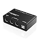 DigitalLife Professionelle MIDI-Merge-Box (5-PIN DIN, 5-Eingänge/2-Ausgänge, Metall)