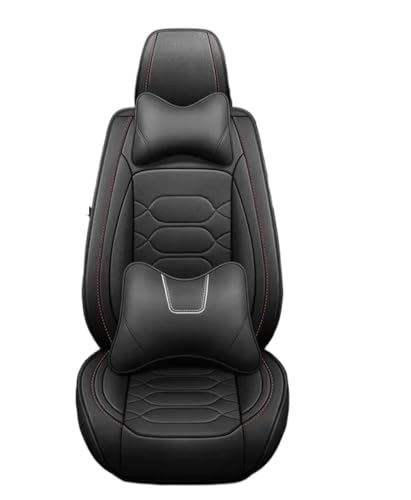 Housses de siège voiture 5D noires pour Dodge Caliber Dart Avenger et Magnum