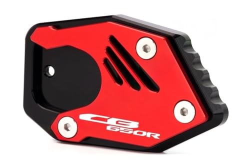Cale-pied élargi pour béquille CB650R qui évite l'enfoncement au sol