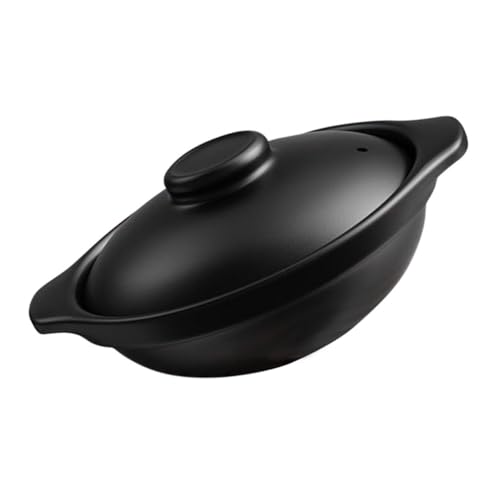 Mikikit de Cerámica para Guisar y Cocinar para Personas para Fiestas y Uso Diario Cocina Uniforme Gas y de Manejar