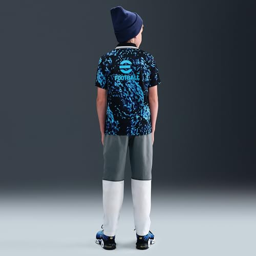 Nike Tech Big Kids' (Boys') Woven Pants (Smoke Grey/White/Black)4