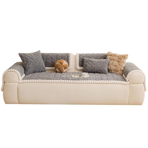 Housse de canapé pour animaux lavable et tapis pour chien gris - 8