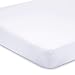 White Solid 100% Egyptian Cotton 800 Thread Count Hotel Brand 1-Piece Extra Deep Pocket Fitted Sheet Fit Upto 24 Inches Deep Pocket King Size