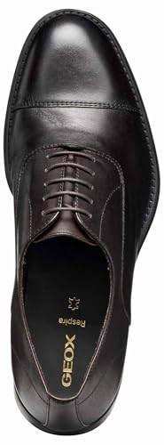 Geox Men's U Barberigo Oxford, brown, 114