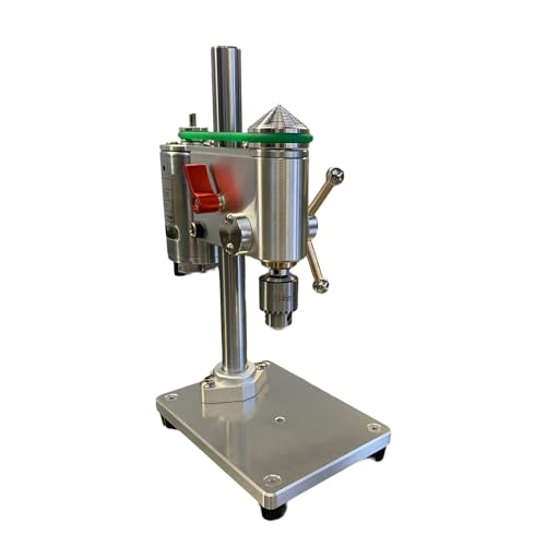 EnweMahi 80W Mini Precision Bench Drill, 3-24V, Compact, Portable, Watch Repair Tools, DIY Model Making Tools