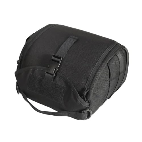 Taktische Helmtasche, Leichte Helmbeutel, Kratzfest, Helmpaket, Gepolsterte Airsoft Helm Aufbewahrungstasche, MOLLE Clamshell Helmtaschen Pack für Sport Jagd
