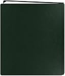Pioneer Photo Albums 20-Page Trésors de famille Deluxe Hunter vert Bond en cuir Couverture Scrapbook pour 8.5 x 11-Inch Pages