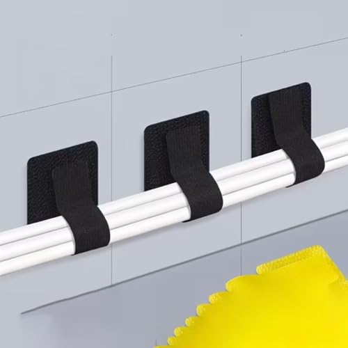 10 Pack de Clips Autoadhesivos para Gestión de Cables, Correas de Gancho y Bucle Reutilizables para Organizar Cables, Soportes para Cables de Montaje en Pared sin Taladro para Escritorio, Oficina, Hogar, Coche, PC, TV y Cables de Datos miniatura 1