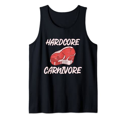 Hardcore Carnívoro barbacoa fiesta amante de la carne barbacoa barbacoa maestro Camiseta sin Mangas
