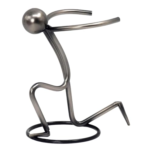 Generico Countertop Wine Rack, Soft Drink Bottle Rack | Metal Desk Decor, For Enthusiasts Collectors Entertainers Homeowners Dinner Party Kitchen Restaurant Office Apartment Hotels Clubs