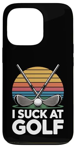 I Suck At Golf Joke ʔSt s Ȓj St X}zP[X iPhone 13 Pro p