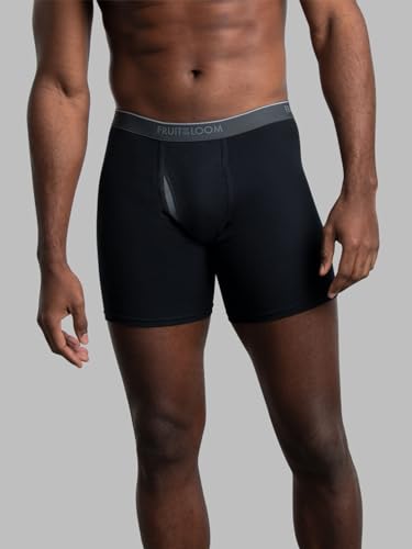 Image of Fruit of the Loom Men's Coolzone Boxer Briefs, Moisture Wicking & Breathable