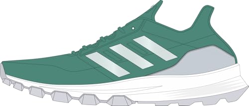 adidas Flexcloud 2.1 Field Hockey Shoes, Zapatos Unisex Adulto, Pure Teal Zero Met Dash Grey, 44 EU