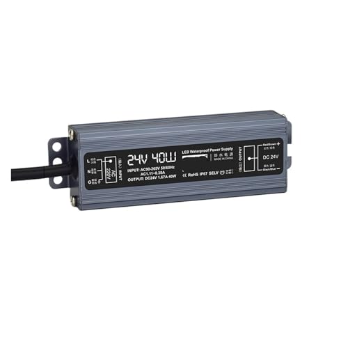Alimentation de commutation étanche LED 24V 40W pour ruban extérieur