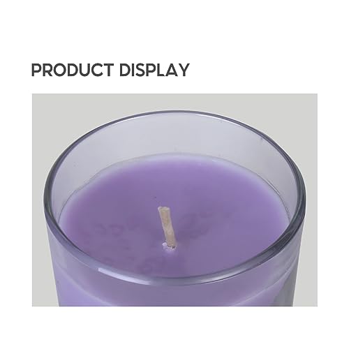 Image of MINISO Scented Candles Home Wax Scented Candle Aroma Decoration Candles Gift for Home Decor-Lost in Garden,150G*2, Wild Flower+Velvet Tuberose