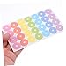 Uonlytech 40Sheet Self Adhesive Hole Reinforcement Stickers for Loose Leaf Paper Protectors for Punched Pages Repair Labels Compatible with Notebook Supplies