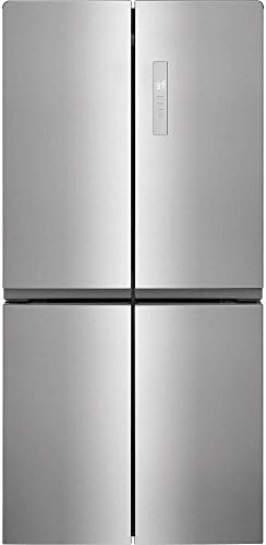 Frigidaire 17.4 Cu. Ft. 4 Door Refrigerator in Brushed Steel with Adjustable Freezer Storage