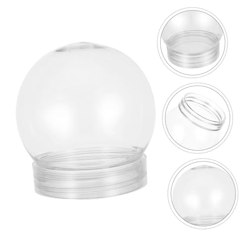 Bolas de Esfera DIY de Plástico Transparente Pack 14 Esferas Rellenables Navideñas 8