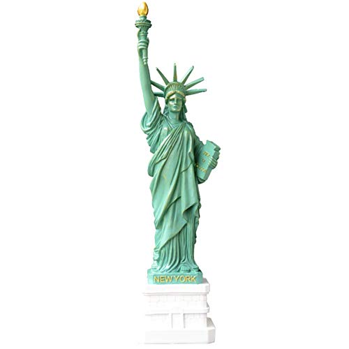 Grande Statue de la Liberté, Décor à la Maison, Réplique Sculpture New York Souvenirs, Figurines Ornements en Résine Art Bureau, 14x16x58cm (6x6x23inch)