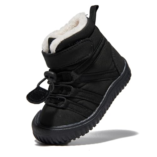 Image of Newsonet Toddler Winter Snow Boots Boys Girls Cold Weather Baby Faux Fur Shoes (Infant/Toddler/)