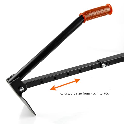 Set of 2 Adjustable Brick Tongs, Work Tools Brick Clamps Soft Handle, Bricks Lifting Carrying Carrier Brick Lifter, Paver Claw for Lifting - Image 2