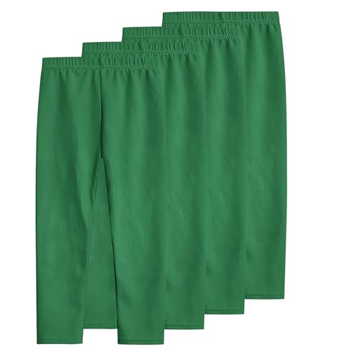 4 Pack Girls Leggings Teens Stretchy Dance Yoga Pants Kids Full Length Basic Solid Daily Ballet Tights