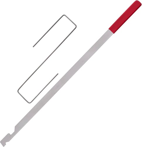 SINKHANUN 22 inches Slim Jim Tool, Stainless Steel Professional Auto Tool with Clematis Durable and Lightweight