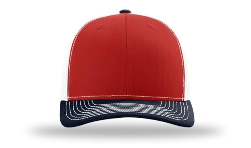 Image of Richardson 112 Trucker Hat - Premium Blank Baseball Cap, Adjustable Snapback Hat - Structured Six Panel Richardson Blank Hats