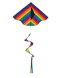 In the Breeze Rainbow Stripe Delta Kite 42