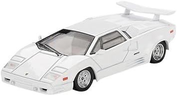 MINI GT Countach 25th Anniversary White Limited Edition 1/64 Diecast Model Car MGT01134