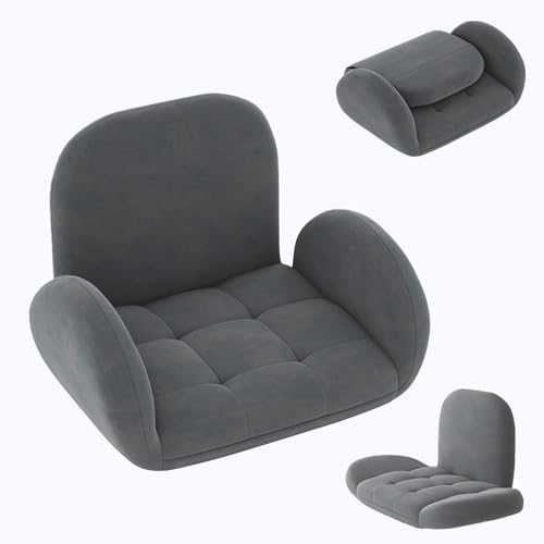 COSTWAY Silla de Suelo Silla Sofa Plegable