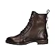 TT bagatt Damen Klassische Stiefel, Frauen Stiefel Kaltfutter,schnürung,Winterstiefel,Winterschuhe,uebergangsstiefel,Dark Brown (6100),41 EU/EU UK