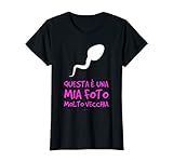 Frase Tee Shirt: Questa è una mia foto molto vecchia. Magliette a manica corta con scritte divertenti e frasi originali, ironiche e simpatiche. Magliette per donna e ragazza. Marca LUMOMIX.