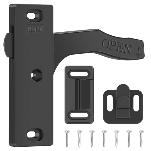 All Metal RV Screen Door Latch (Right Hand), Zinc Alloy Screen Door Handle Latch Replacement Kit for RV Camper, Motorhome, Travel Trailer
