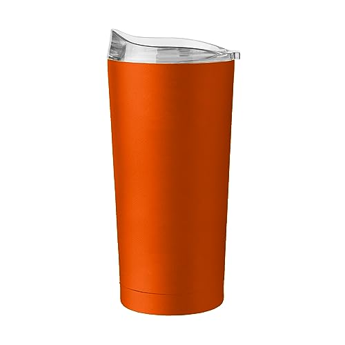 Image of Logo Brands 20 oz Powder Coat Tumbler- Insulated Tumbler with Lid for Water, Iced Tea or Coffee, Smoothie and More