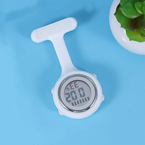 Relógio de Bolso de Silicone relógio de enfermeira de silicone com alfinete broches médicos portátei
