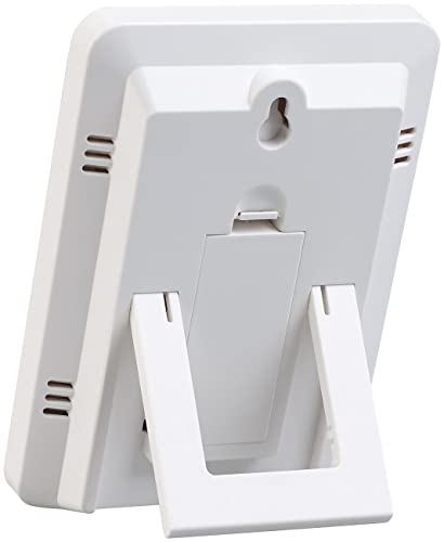 PEARL Hydrometer: Digital-Hygro-/Thermometer mit Schimmel-Alarm & Komfort-Anzeige, weiß (Schimmelmelder, Digital Hygrometer, Feuchtigkeitsmesser Pflanzen)