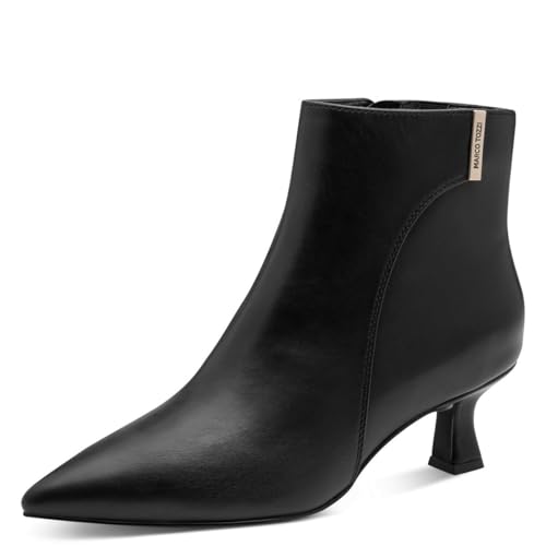 MARCO TOZZI Damskie buty MARCO TOZZI 2-25327-47 modne kozaki, czarny, 39 EU