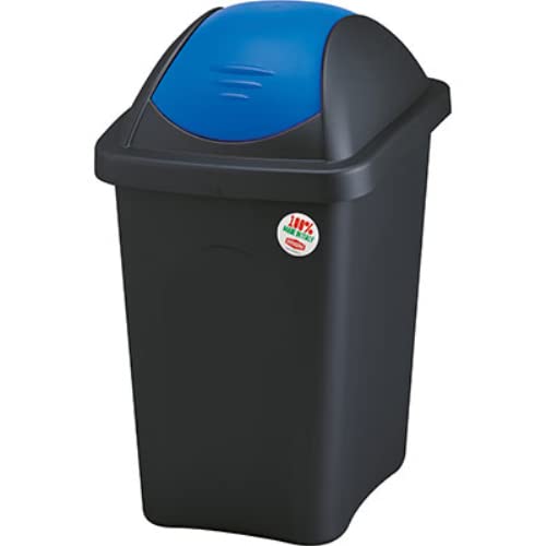 Bidone immondizia multipat stefanplast blu lt 60 cm 39x39 h.cm 68 (2 pezzi) Stefanplast