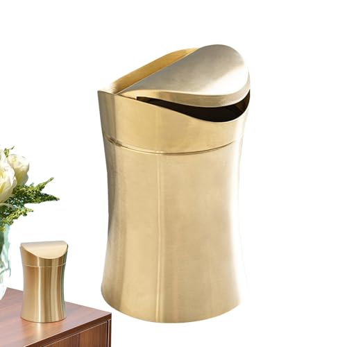 Cubo de basura versátil de 1,5 l fabricado en acero inoxidable para espacios reducidos 1