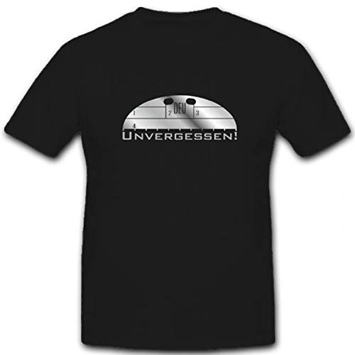 Souvenir de t-shirt Bundeswehr noir M pour honorer les camarades tombés en mission