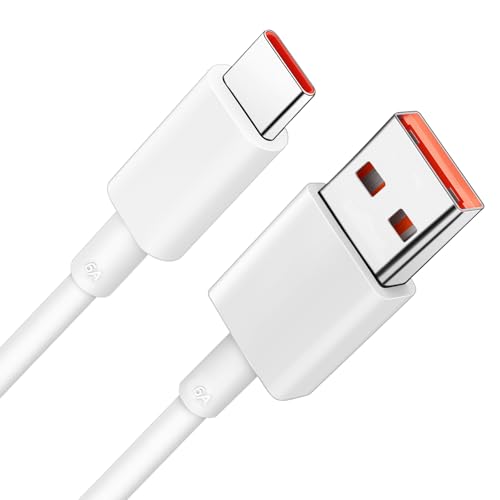 120W Câble USB C Charge Rapide pour Xiaomi 15T Pro Câble USB Type C 2m 6A 100W 90W Rapide Charge pour Xiaomi 17 Ultra/14T/13T/12X/12T/11T Pro pour Redmi Note...
